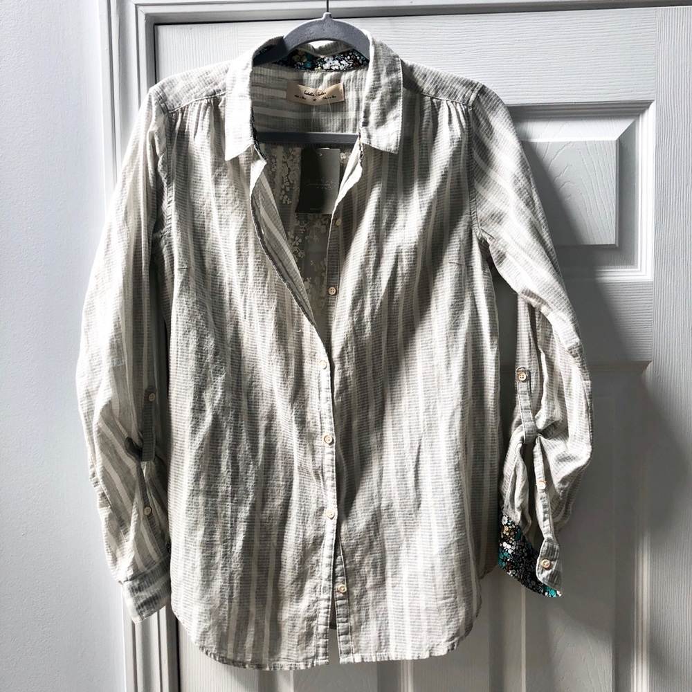 Anthropologie Button Down Blouse
